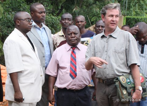 Provincial Minister of Environment (left) at J.A.C.K.