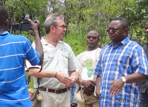 National Minister of the Environment with Franck